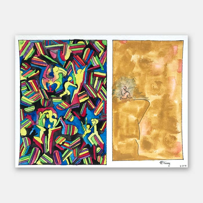 watercolor painting by artist Mark McKinney