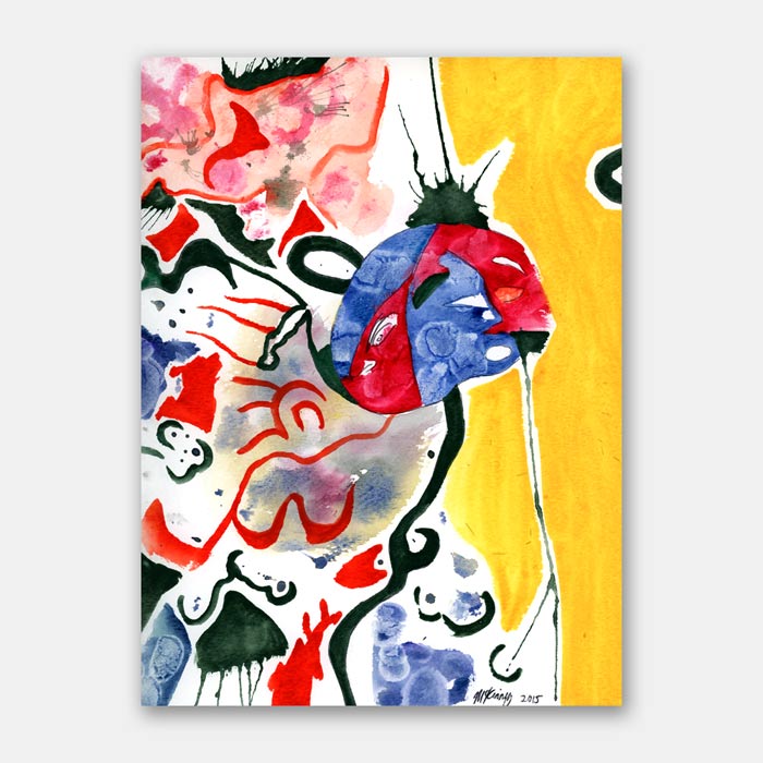 watercolor painting by artist Mark McKinney