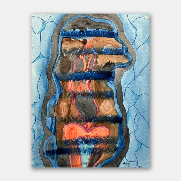 watercolor painting by Mark McKinney