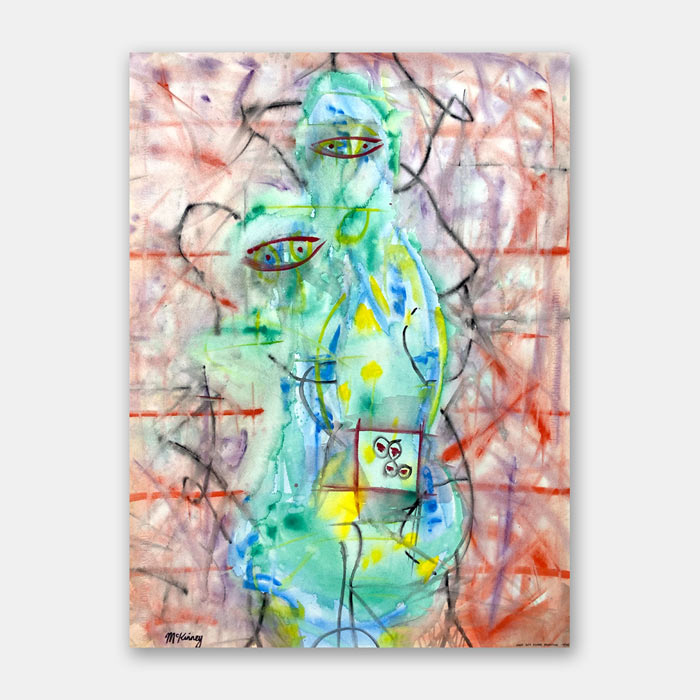 original watercolor painting by artist Mark McKinney