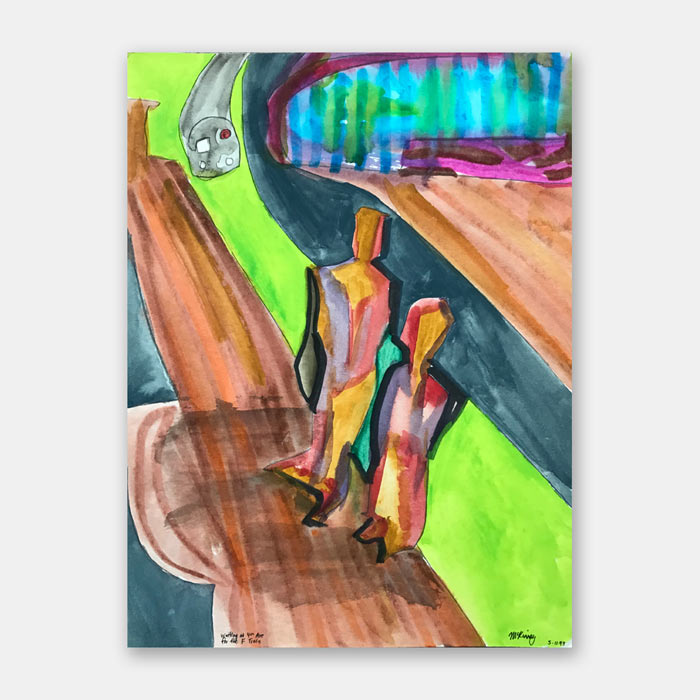 watercolor painting by artist Mark McKinney