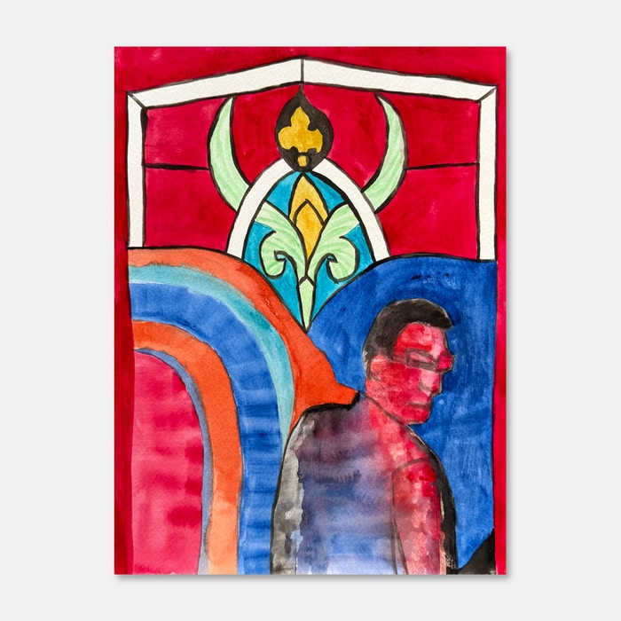 original watercolor painting by artist Mark McKinney