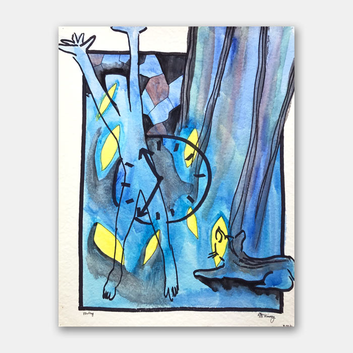 watercolor painting by artist Mark McKinney