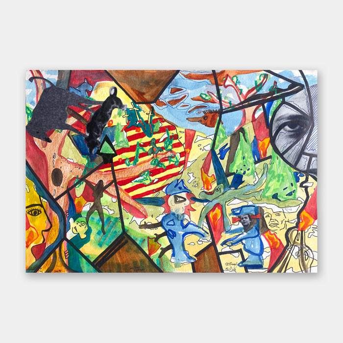 watercolor painting by Mark McKinney