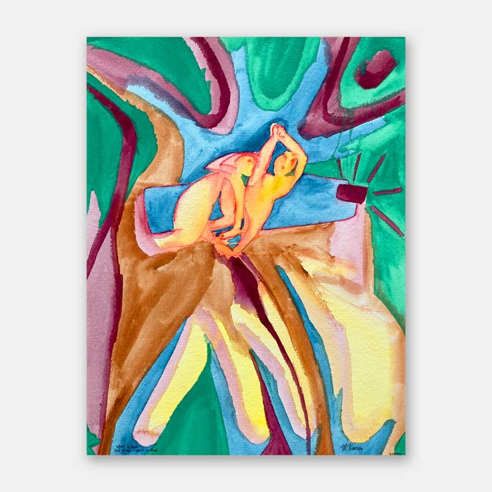 watercolor painting by artist Mark McKinney