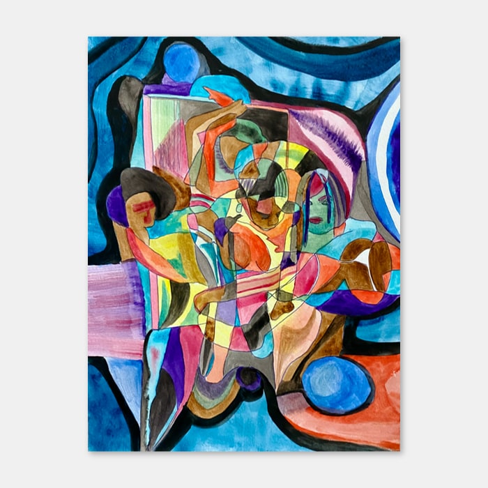 watercolor painting by artist Mark McKinney