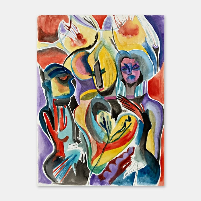 watercolor painting by artist Mark McKinney