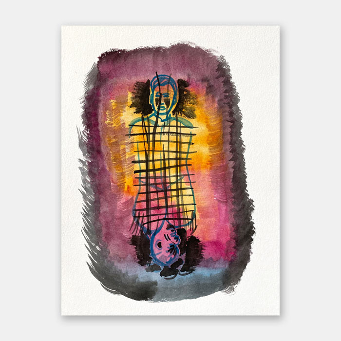 watercolor painting by Mark McKinney